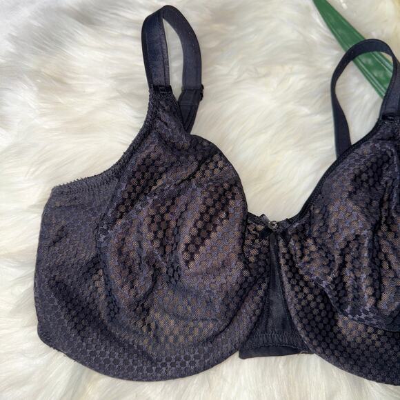 Chantelle C Magnifique Nouveau Seamless Unlined Minimizer Bra Black C27910 36H - Picture 7 of 11